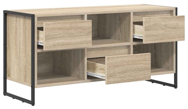 VidaXL TV szekrény fiókkal Sonoma 100 x 36 x 49,5 cm Faanyag