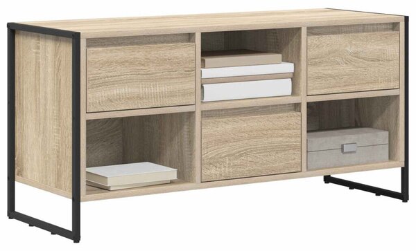 VidaXL TV szekrény fiókkal Sonoma 100 x 36 x 49,5 cm Faanyag