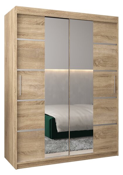 Ruhásszekrény 150 cm Verika 4 150 (sonoma tölgy)