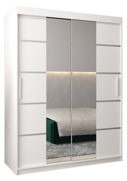 Ruhásszekrény 150 cm Verika 4 150 (fehér). Akció -23%