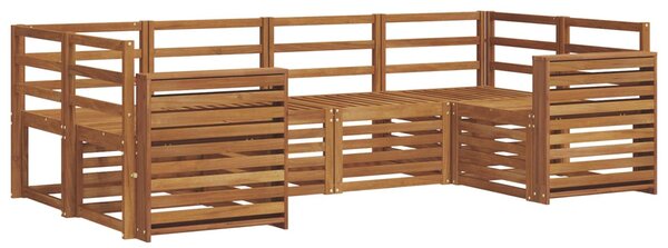 VidaXL Szegmentált kanapé szett 6 pcs Természetes