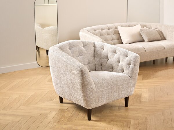 Fotel Norsica 264, Kárpit, 78x97x84cm, Bézs, Kaucsuk