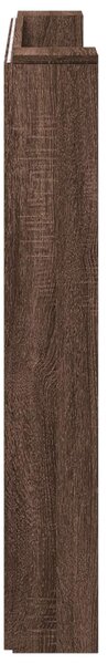 VidaXL Fejtámla polcokkal Barna Tölgy 140 x 16,5 x 103,5 cm Faanyag