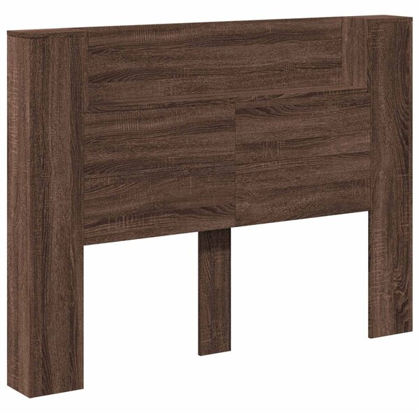 VidaXL Fejtámla polcokkal Barna Tölgy 140 x 16,5 x 103,5 cm Faanyag