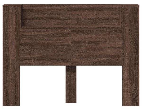 VidaXL Fejtámla polcokkal Barna Tölgy 140 x 16,5 x 103,5 cm Faanyag