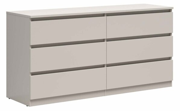 Komód Livevaro 116, Laminált forgácslap, 76x150x45cm, Kasmír