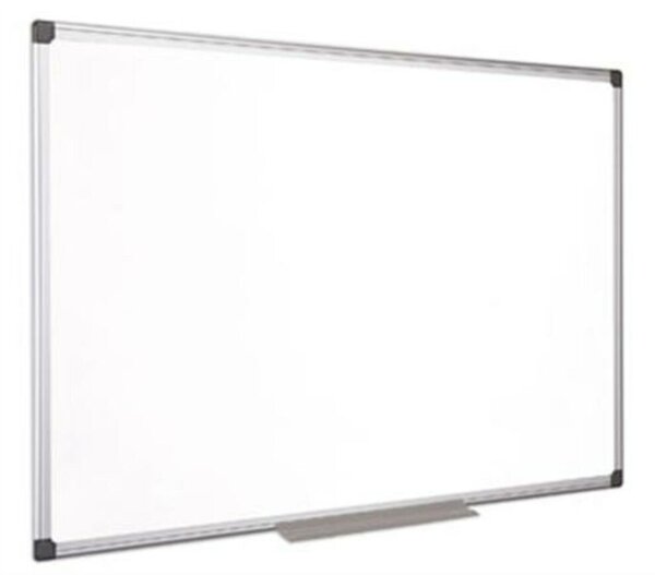 Fehértábla, mágneses, zománcozott, 120x200 cm, alumínium keret, VICTORIA VISUAL (VVIZ09)