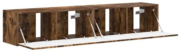 VidaXL TV Fali Szekrény 2 pcs Füstölt tölgy 78,5 x 31 x 29,5 cm
