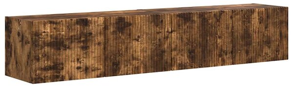 VidaXL TV Fali Szekrény 2 pcs Füstölt tölgy 78,5 x 31 x 29,5 cm