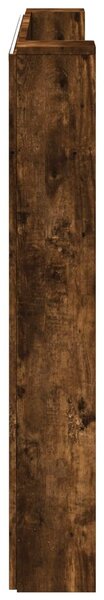 VidaXL Fejtámla polcokkal Füstölt tölgy 160 x 16,5 x 103,5 cm Faanyag