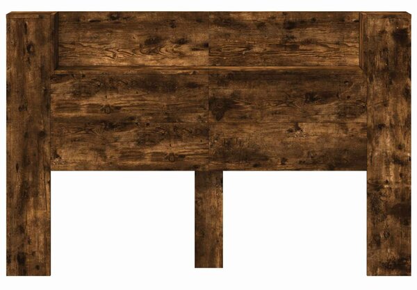 VidaXL Fejtámla polcokkal Füstölt tölgy 160 x 16,5 x 103,5 cm Faanyag