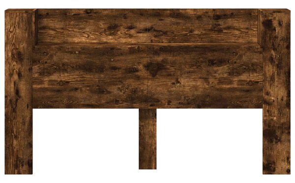 VidaXL Fejtámla polcokkal Füstölt tölgy 180 x 16,5 x 103,5 cm Faanyag