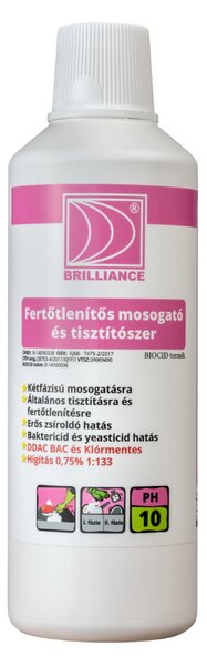 Brilliance® Fertőtlenítős mosogató- és tisztítószer 1 liter