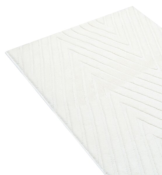 Szőnyeg TWYNAM Törtfehér 80 x 300 cm