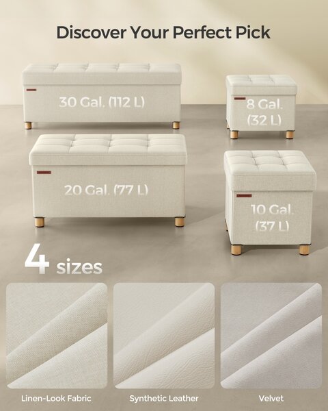 Bancuta hol cufar cu depozitare Melisa Crem 110x38x40 cm