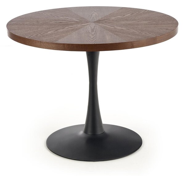 Asztal Houston 894, 75cm, Fekete, Dió