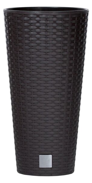 Prosperplast Rato Tubus virágcserép barna 30 cm-es betéttel