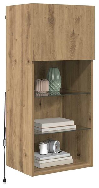VidaXL Fali TV szekrények 2 pcs Artisan tölgy 40,5 x 30 x 90 cm