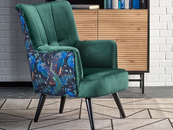 Fotel Houston 1372, Kárpit, 95x67x82cm, Zöld