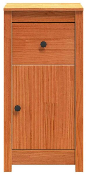 VidaXL Széf fiókkal 2 pcs Faggyú barna 39 x 34,5 x 80 cm Tömör fenyőfa