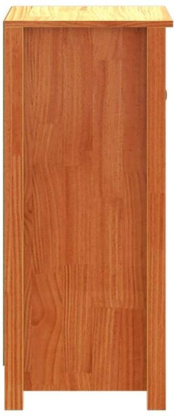 VidaXL Széf fiókkal 2 pcs Faggyú barna 39 x 34,5 x 80 cm Tömör fenyőfa