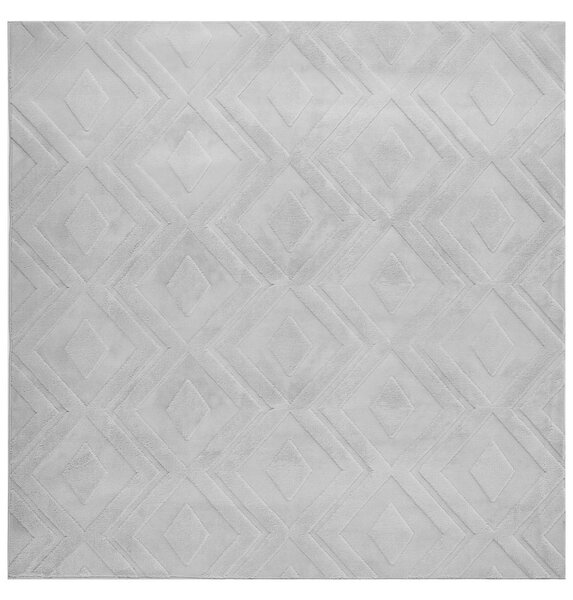 Szőnyeg KEVIREL Szürke 160 x 160 cm