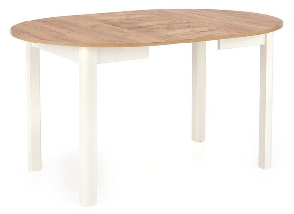 Asztal Houston 961, 76cm, Craft tölgy, Fehér