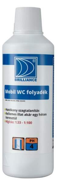 Brilliance® Mobil WC folyadék 1 liter