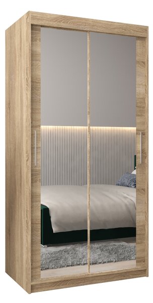 Ruhásszekrény 100 cm Toki 3 (sonoma tölgy + sonoma tölgy)