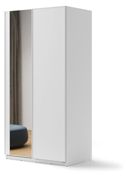 Gardróbszekrény Fresno 132, Laminált forgácslap, 235x120x71cm, Fehér