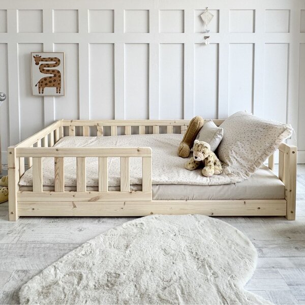 Luloo David Natúr Montessori Gyerekágy (80x160 cm)