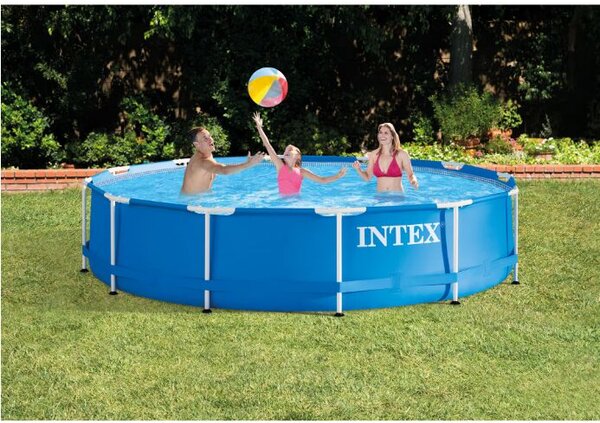 Intex Metal Frame kör alakú medence 366 × 76 cm 28212NP