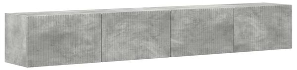 VidaXL TV Fali Szekrény 2 pcs Beton 98 x 31 x 29,5 cm Faanyag