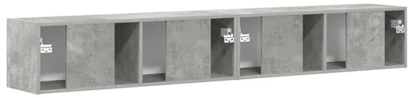 VidaXL TV Fali Szekrény 2 pcs Beton 98 x 31 x 29,5 cm Faanyag