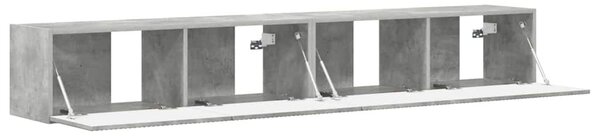 VidaXL TV Fali Szekrény 2 pcs Beton 98 x 31 x 29,5 cm Faanyag