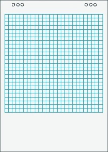 Flipchart papír, sima, 68x98 cm, 5x20 lap, VICTORIA VISUAL (VPTP)