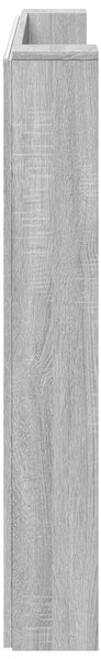 VidaXL Fejtámla polcokkal Szürke Sonoma 160 x 16,5 x 103,5 cm Faanyag