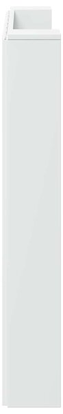 VidaXL Fejtámla LED -es lámpákkal Fehér 140 x 16,5 x 103,5 cm Faanyag