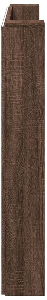 VidaXL Fejtámla polcokkal Barna Tölgy 160 x 16,5 x 103,5 cm Faanyag