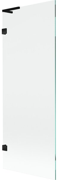 Mexen, Mexen Lunar L 1 szárnyú kádparaván 70 x 150 cm, átlátszó, fekete - 897L-070-000-70-00