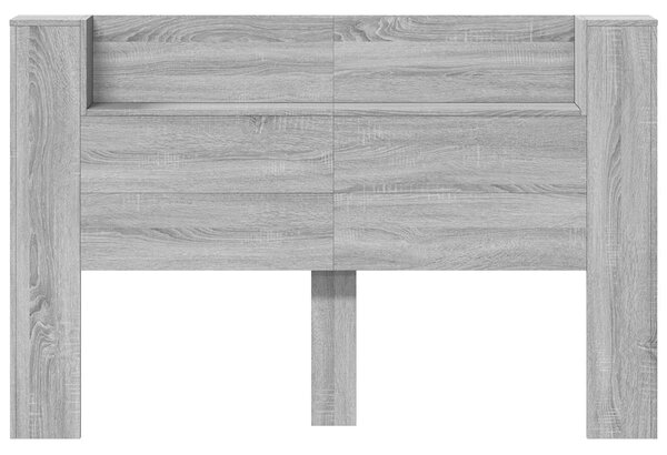 VidaXL Fejtámla polcokkal Szürke Sonoma 160 x 16,5 x 103,5 cm Faanyag