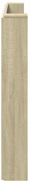 VidaXL Fejtámla polcokkal Sonoma tölgy 180 x 16,5 x 103,5 cm Faanyag