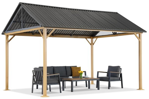 Fém kerti pavilon Teramo 3x4 Garden Point