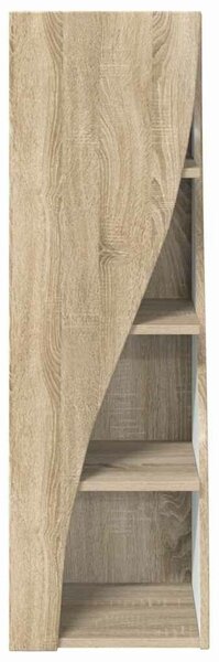 VidaXL Sarokszekrény Fehér 32x32x102cm Faanyag