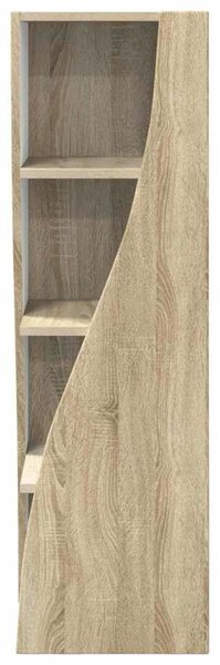 VidaXL Sarokszekrény Fehér 32x32x102cm Faanyag