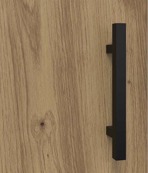 VidaXL Széf Artisan tölgy 69,5 x 34 x 90 cm Szerelt Fa