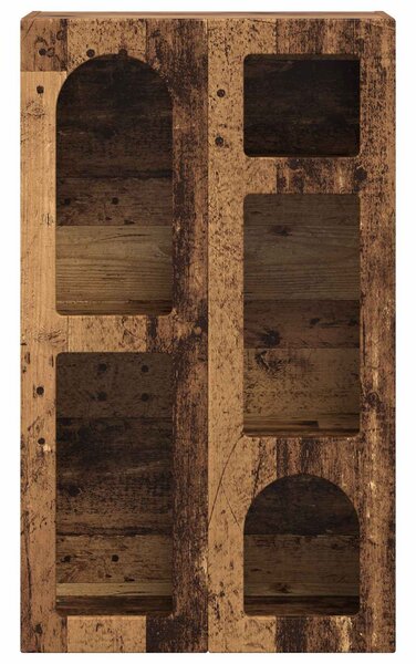 VidaXL Széf Öreg fa 59 x 35 x 100,5 cm Faanyag