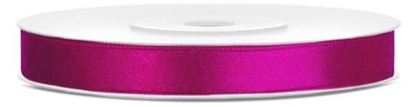 Szatén szalag, 6 mm, sötét pink (PTS6080)