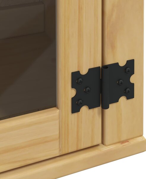 VidaXL Cabinet SKI Mézes Barna 80 x 32 x 60 cm Tömör fenyőfa