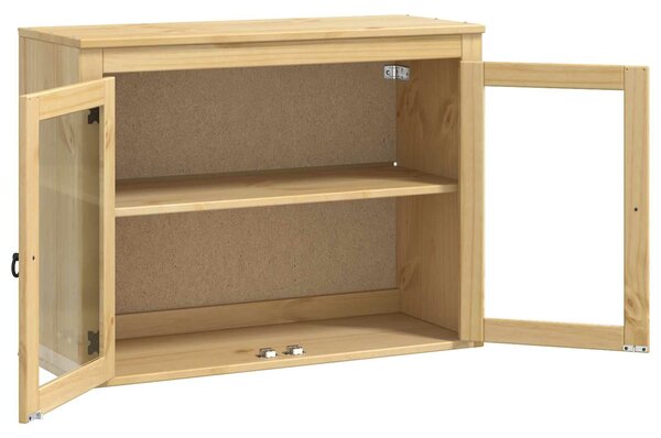 VidaXL Cabinet SKI Mézes Barna 80 x 32 x 60 cm Tömör fenyőfa